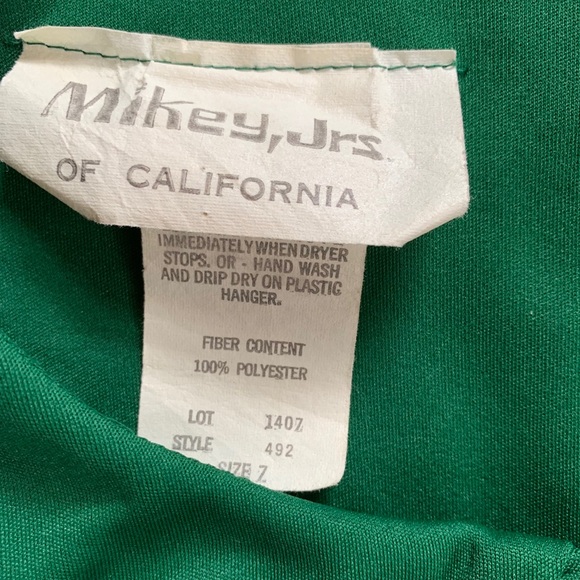 Vintage 70s forest green Victorian maxi dress XS-S - Picture 7 of 7